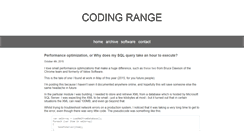 Desktop Screenshot of codingrange.com