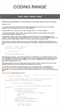 Mobile Screenshot of codingrange.com